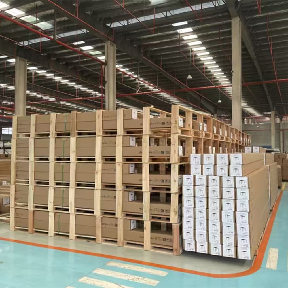 Warehouse packaging for aluminum pergola and outdoor living project shipments