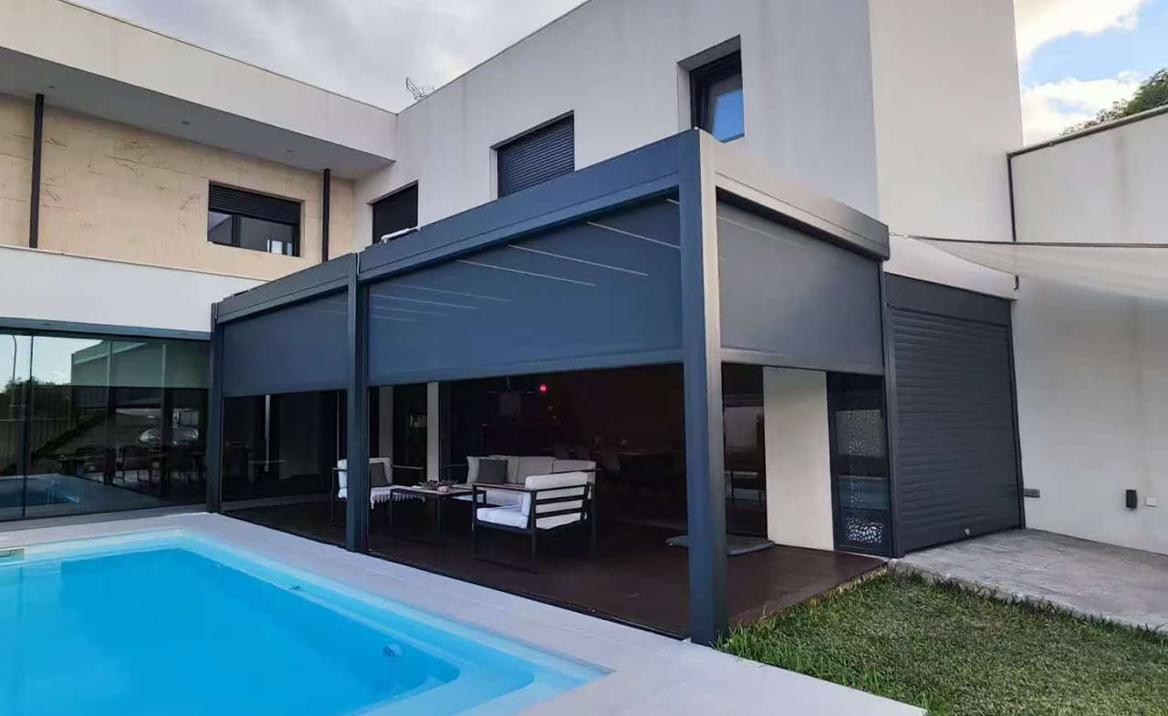 Pool Side Pergola Solution project reference image